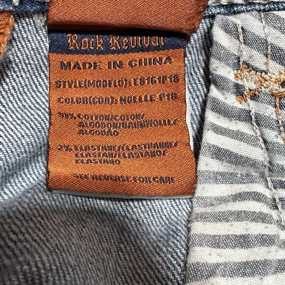 Rock Revival Denim Noelle Capri Ankle Jeans Womens Size 29 29x28 Low Rise - Picture 8 of 14